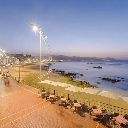 公寓 First Line With Terrace In Canteras Beach. *