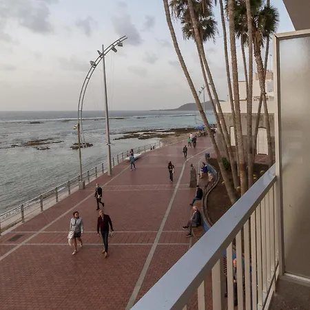 公寓 First Line With Terrace In Canteras Beach. *