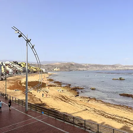 First Line With Terrace In Canteras Beach. 公寓